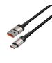 Cable USB - USB Type C 100W / 5A 2m Tech-Protect UltraBoost EVO titanium 5906203690756