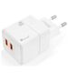 Wall Charger PD 35W 2x USB-C GaN Reverse U63 white 5905884803301