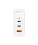 Wall Charger GaN 100W 1x QC3.0 USB + 2x PD USB-C Jellico C118 white 6974929204112