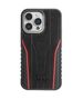 Original Case IPHONE 14 PRO Audi Genuine Leather MagSafe (AU-TPUPCMIP14P-R8/D3-RD) black & red 6955250226813