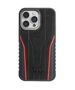 Original Case IPHONE 14 PRO MAX Audi Genuine Leather MagSafe (AU-TPUPCMIP14PM-R8/D3-RD) black & red 6955250226820