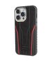Original Case IPHONE 14 PRO MAX Audi Genuine Leather MagSafe (AU-TPUPCMIP14PM-R8/D3-RD) black & red 6955250226820