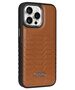 Original Case IPHONE 14 PRO Audi Synthetic Leather MagSafe (AU-TPUPCMIP14P-GT/D3-BN) brown 6955250226974