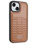 Original Case IPHONE 13 / 14 / 15 Audi Synthetic Leather MagSafe (AU-TPUPCMIP15-GT/D3-BN) brown 6955250226998