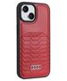 Original Case IPHONE 13 / 14 / 15 Audi Synthetic Leather MagSafe (AU-TPUPCMIP15-GT/D3-RD) red 6955250226936