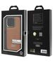 Original Case APPLE IPHONE 15 PRO (AU-TPUPCMIP15P-GT/D3-BN) Audi Synthetic Leather MagSafe brown 6955250227001