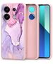 Case XIAOMI REDMI NOTE 13 4G/LTE Tech-Protect Icon Marble pink 5906302300303