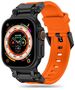 Strap for APPLE WATCH 4 / 5 / 6 / 7 / 8 / 9 / SE / ULTRA 1/2 (44 / 45 / 49 MM) Tech-Protect Delta Pro orange-black 5906302307838