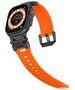 Strap for APPLE WATCH 4 / 5 / 6 / 7 / 8 / 9 / SE / ULTRA 1/2 (44 / 45 / 49 MM) Tech-Protect Delta Pro orange-black 5906302307838