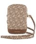 Bag Guess Zip GCube Bottom Stripe (GUWBZPGCSPGW) brown 3666339210663