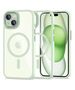 Case APPLE IPHONE 15 Tech-Protect Magmat MagSafe transparent green 5906302307982