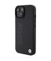 BMW case for iPhone 15 Plus 6,7&quot; BMHCP15MSLLBK black HC Leather Hot Stamp 3666339170820