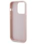 Guess case for iPhone 15 Pro 6,1&quot; GUHCP15LPSQSQSP pink HC PU Quilted Metal Logo 3666339149765