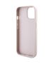 Guess case for iPhone 15 6.1&quot; GUHCP15SP4TDSCPP pink hardcase Crossbody 4G Metal Logo 3666339147228