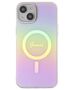 Guess case for iPhone 15 6.1&quot; GUHMP15SHITSP pink hardcase IML Iridescent MagSafe 3666339155063