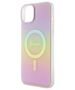 Guess case for iPhone 15 6.1&quot; GUHMP15SHITSP pink hardcase IML Iridescent MagSafe 3666339155063