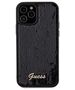 Guess case for  iPhone 12 / 12 Pro 6,1&quot; GUHCP12MPSFDGSK HC SEQUIN SCRIPT METAL BLACK 3666339172787