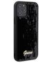 Guess case for  iPhone 12 / 12 Pro 6,1&quot; GUHCP12MPSFDGSK HC SEQUIN SCRIPT METAL BLACK 3666339172787