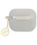 Guess case for Airpods Pro GUAPLSC4EG grey Logo 4G Charm 3666339039318