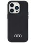 Audi case for iPhone 14 Pro 6,1&quot; AU-LSRIP14P-Q3/D1-BK black hard case Silicone 6955250225274