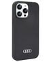 Audi case for iPhone 14 Pro 6,1&quot; AU-LSRIP14P-Q3/D1-BK black hard case Silicone 6955250225274