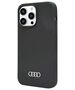 Audi case for iPhone 14 Pro 6,1&quot; AU-LSRIP14P-Q3/D1-BK black hard case Silicone 6955250225274