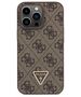 Guess case for iPhone 13 Pro 6,1&quot; GUHCP13LP4TDSCPW brown HC PU Leather Metal Logo Strass Crossbody 3666339146887