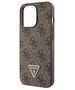 Guess case for iPhone 13 Pro 6,1&quot; GUHCP13LP4TDSCPW brown HC PU Leather Metal Logo Strass Crossbody 3666339146887