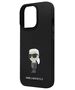 Karl Lagerfeld case for iPhone 13 Pro 6,1&quot; KLHCP13LSMHKNPK black HC Silicone Ikonik Metal Pin 3666339165932