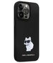 Karl Lagerfeld case for iPhone 13 Pro Max 6,7&quot; KLHCP13XSMHCNPK black HC Silicone C Metal Pin 3666339166304