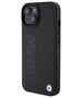 BMW case for iPhone 15 6,1&quot; BMHCP15SSLLBK black HC Leather Hot Stamp 3666339170813