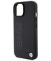 BMW case for iPhone 15 6,1&quot; BMHCP15SSLLBK black HC Leather Hot Stamp 3666339170813