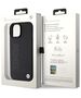 BMW case for iPhone 15 6,1&quot; BMHCP15SSLLBK black HC Leather Hot Stamp 3666339170813