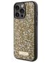 Guess case for iPhone 15 Pro 6,1&quot; GUHCP15LPFGSBSD yellow HC Rhinestone Metal Logo 3666339153540