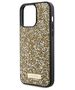 Guess case for iPhone 15 Pro 6,1&quot; GUHCP15LPFGSBSD yellow HC Rhinestone Metal Logo 3666339153540