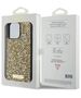 Guess case for iPhone 15 Pro 6,1&quot; GUHCP15LPFGSBSD yellow HC Rhinestone Metal Logo 3666339153540