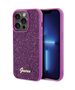 Guess case for iPhone 15 Pro 6,1&quot; GUHCP15LPMSDGSF fuschia HC PU Disco Script Metal 3666339173739