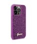 Guess case for iPhone 15 Pro 6,1&quot; GUHCP15LPMSDGSF fuschia HC PU Disco Script Metal 3666339173739