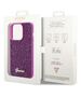 Guess case for iPhone 15 Pro 6,1&quot; GUHCP15LPMSDGSF fuschia HC PU Disco Script Metal 3666339173739