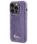 Guess case for iPhone 15 Pro 6,1&quot; GUHCP15LPSFDGSU purple HC Sequin Script Metal 3666339176242