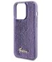 Guess case for iPhone 15 Pro 6,1&quot; GUHCP15LPSFDGSU purple HC Sequin Script Metal 3666339176242