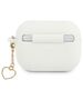 Guess case for Airpods Pro GUAPLSCHSH white Silicone Heart Charm 3666339039134