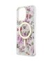 Guess case for iPhone 14 Pro Max 6,7&quot; GUHMP14XHCFWST transparent hardcase Magsafe IML Flower 3666339115661