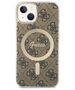 Guess case for iPhone 14 Plus 6,7&quot; GUHMP14MH4STW brown hardcase Magsafe IML 4G 3666339127213