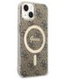 Guess case for iPhone 14 Plus 6,7&quot; GUHMP14MH4STW brown hardcase Magsafe IML 4G 3666339127213