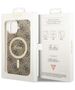 Guess case for iPhone 14 Plus 6,7&quot; GUHMP14MH4STW brown hardcase Magsafe IML 4G 3666339127213