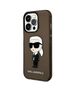 Karl Lagerfeld case for iPhone 14 Pro Max 6,7&quot; KLHCP14XHNIKTCK black hardcase Ikonik Karl Lagerfeld 3666339087074