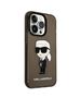 Karl Lagerfeld case for iPhone 14 Pro Max 6,7&quot; KLHCP14XHNIKTCK black hardcase Ikonik Karl Lagerfeld 3666339087074