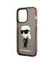 Karl Lagerfeld case for iPhone 14 Pro Max 6,7&quot; KLHCP14XHNIKTCK black hardcase Ikonik Karl Lagerfeld 3666339087074