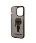 Karl Lagerfeld case for iPhone 14 Pro Max 6,7&quot; KLHCP14XHNIKTCK black hardcase Ikonik Karl Lagerfeld 3666339087074